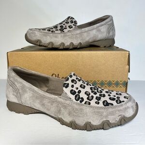 Skechers Bikers Fierce Instinct MC Relax Leopard Loafers